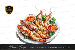 Seafood platter clipart png Product Image 1