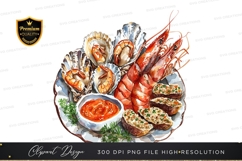 Seafood platter clipart png Product Image 1