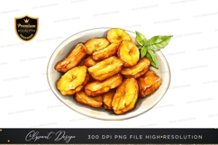 Fried bananas clipart png Product Image 1