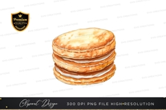 Stack of pancakes clipart png Product Image 1