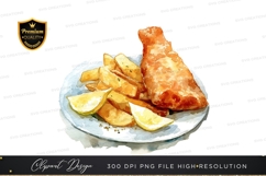 Delicious fish and chips Product Image 1
