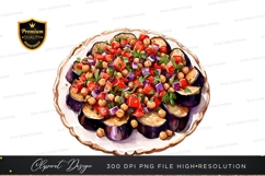 Roasted eggplant and chickpea salad Product Image 1