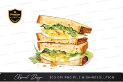 Delicious sandwich clipart png Product Image 1