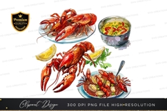 Seafood delight clipart png Product Image 1