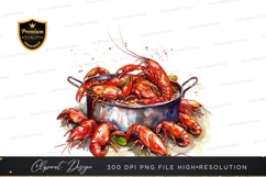 Lobsters in a pot clipart png Product Image 1