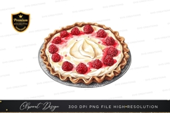 Raspberry tart clipart png Product Image 1