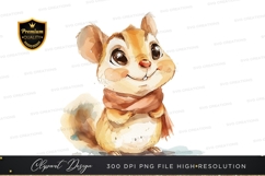 Cute chipmunk clipart png Product Image 1