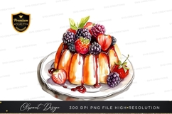 Delicious fruit topped cake Product Image 1