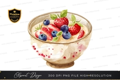 Fresh fruit bowl clipart png Product Image 1