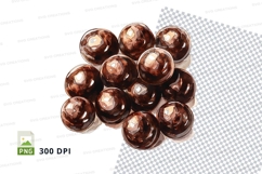 Shiny copper metal spheres clipart png Product Image 1