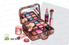 Makeup palette suitcase mockup Product Image 1
