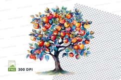Fruit tree clipart png Product Image 1