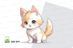 Cute kitten clipart png Product Image 1