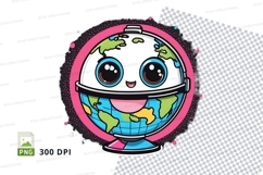 Cartoon globe clipart png Product Image 1