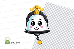 Cartoon bell clipart png Product Image 1