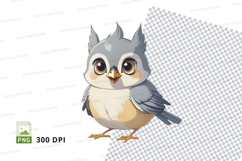 Cartoon owl clipart png Product Image 1