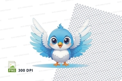 Blue bird clipart png Product Image 1
