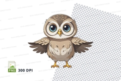 Cartoon owl clipart png Product Image 1