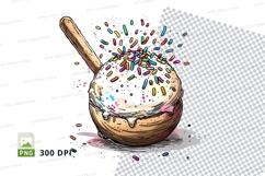 Ice cream cone clipart png Product Image 1