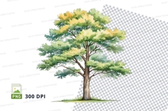 Watercolor tree illustration mockup Product Image 1