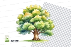 Clipart png of a tree with spiky leaves Product Image 1