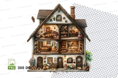 Dollhouse clipart png Product Image 1