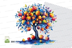 Fruit tree clipart png Product Image 1