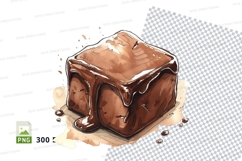 Chocolate cake clipart png Product Image 1