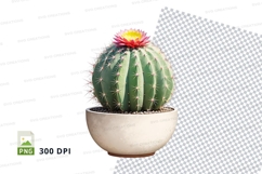 Potted cactus clipart png Product Image 1