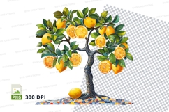 Lemon tree clipart png Product Image 1
