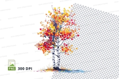 Autumn tree clipart png Product Image 1