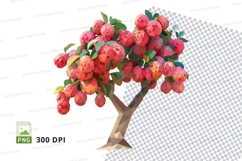 3d apple tree clipart png Product Image 1