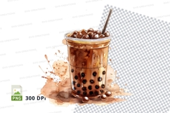Bubble tea drink clipart png Product Image 1