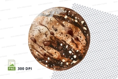 Chocolate ice cream cone clipart png Product Image 1