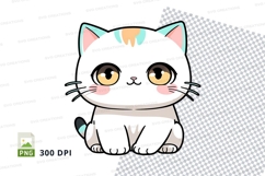 Cartoon cat clipart png Product Image 1