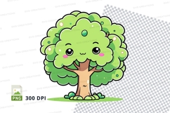 Cartoon tree clipart png Product Image 1