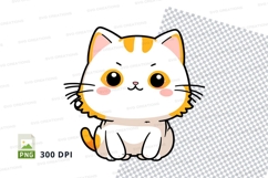 Cartoon cat clipart png Product Image 1