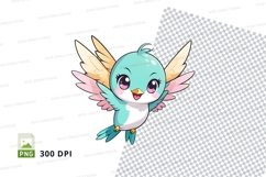 Cartoon bird clipart png Product Image 1