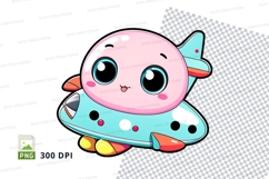 Cute cartoon fish clipart png Product Image 1