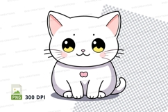 Cartoon cat clipart png Product Image 1
