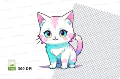 Cartoon cat clipart png Product Image 1
