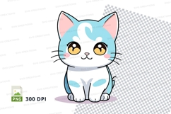 Cartoon cat clipart png Product Image 1