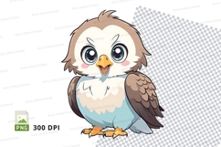 Cartoon owl clipart png Product Image 1