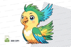 Cartoon parrot clipart png Product Image 1