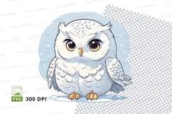 Cartoon owl clipart png Product Image 1