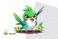 Cartoon bird clipart png Product Image 1