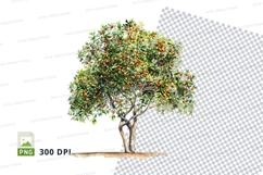 Orange tree clipart png Product Image 1