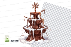 Chocolate fountain clipart png Product Image 1