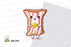Cartoon bacon sticker Product Image 1