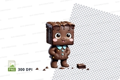 Chocolate box character clipart png Product Image 1